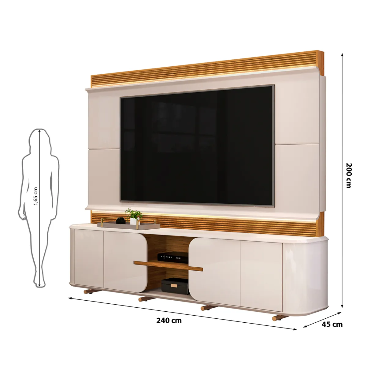 HOME TV ALTAVISION LORD BLANCO 75" - 7