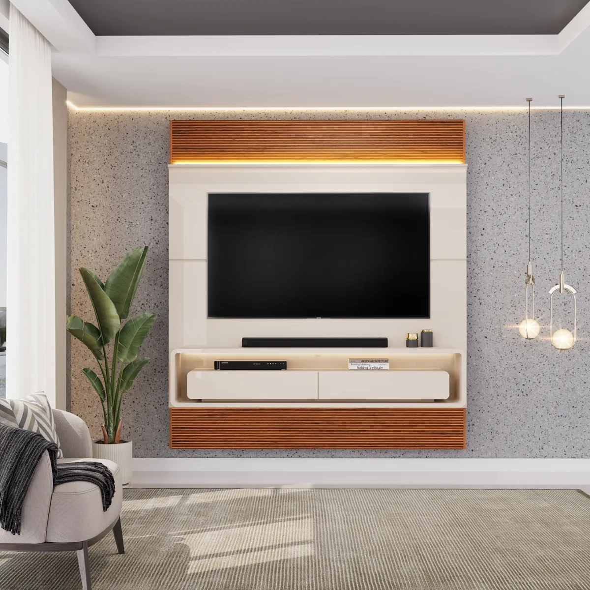 PANEL TV ALTAVISION TAYLOR BLANCO 70" - 9