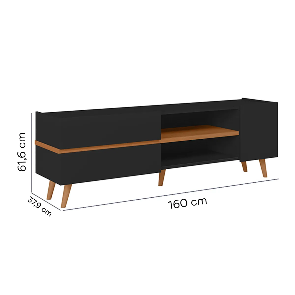 RACK TV ALTAVISION PURUS CAFÉ/NEGRO 65" - 3
