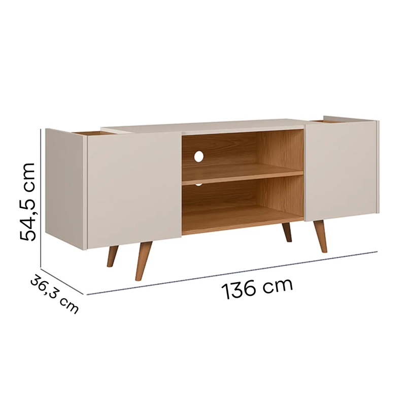 RACK TV ALTAVISION RIVER BLANCO 55" - 5