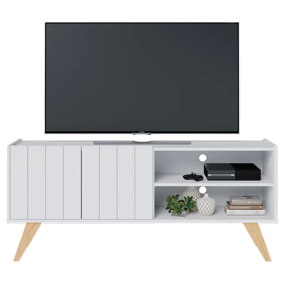 RACK TV ALTAVISION SPACE BLANCO 50" - 5