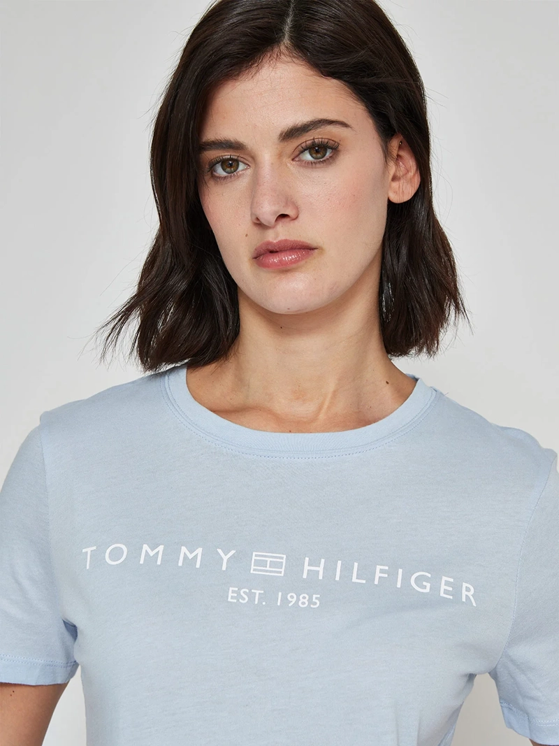 POLERA MUJER TOMMY HILFIGER ALGODÓN MANGA CORTA - 3