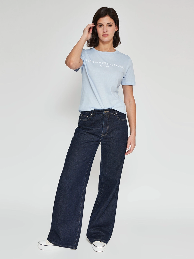 POLERA MUJER TOMMY HILFIGER ALGODÓN MANGA CORTA - 4