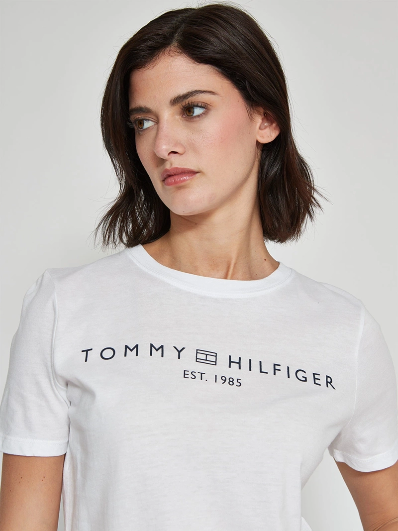POLERA MUJER TOMMY HILFIGER ALGODÓN MANGA CORTA - 3
