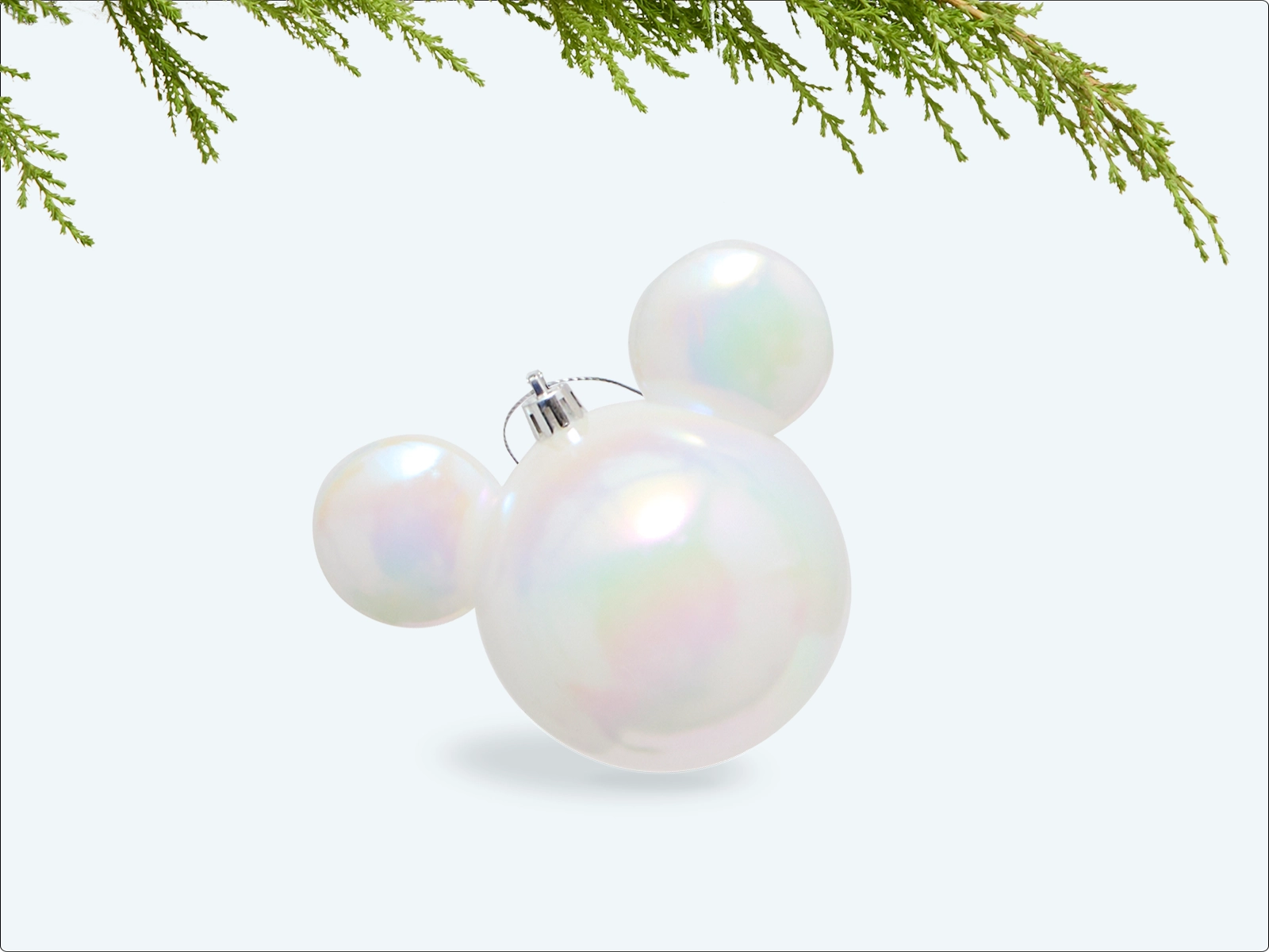 ADORNO NAVIDEÑO DISNEY CARA BLANCA PERLA - 1