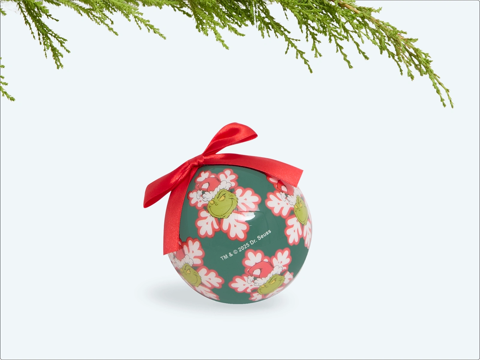 ADORNO NAVIDEÑO GRINCH GRANEL VERDE PAPEL - 1