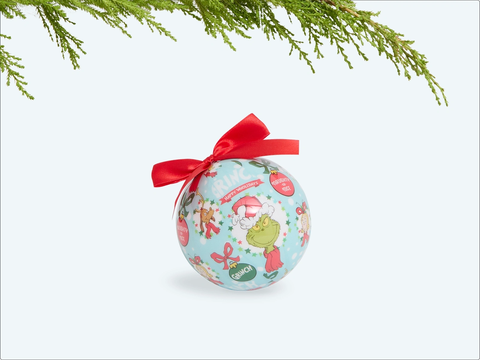 ADORNO NAVIDEÑO GRINCH GRANEL AZUL - 1