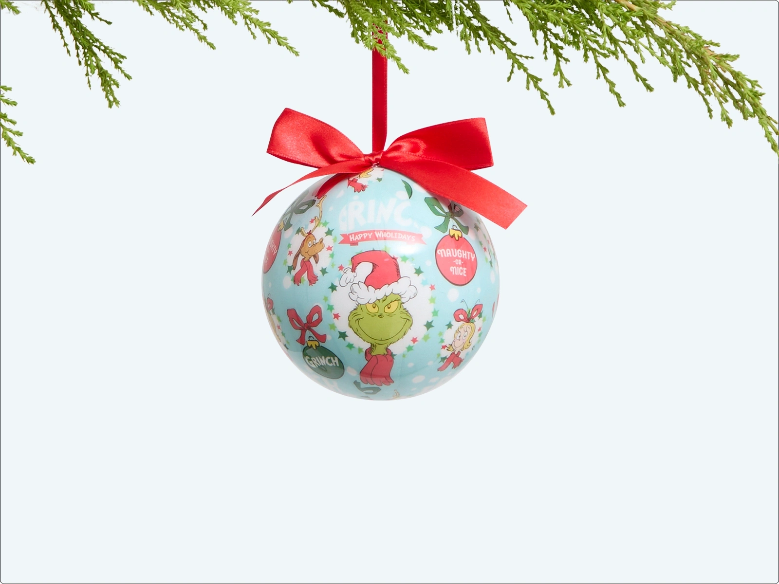 ADORNO NAVIDEÑO GRINCH GRANEL AZUL - 2