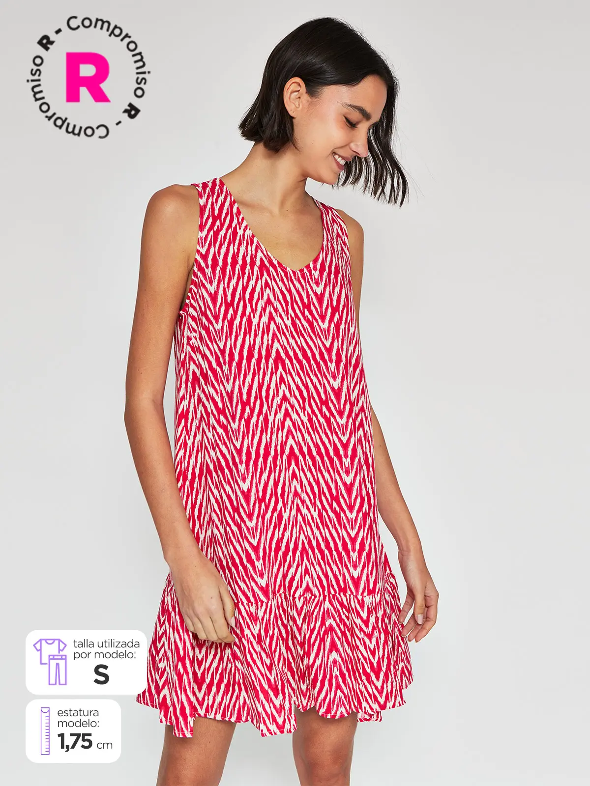 VESTIDO MUJER REGATTA CORTO CUELLO REDONDO - 1
