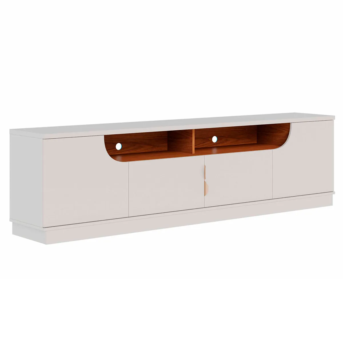 RACK DI PORETTI DESIGN SANTORINI 4P BLANCO 75" - 1