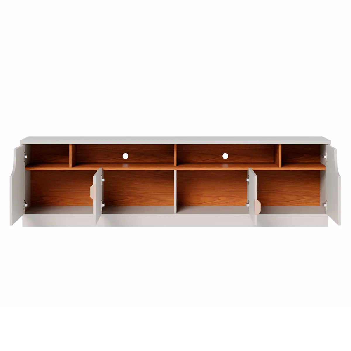 RACK DI PORETTI DESIGN SANTORINI 4P BLANCO 75" - 5