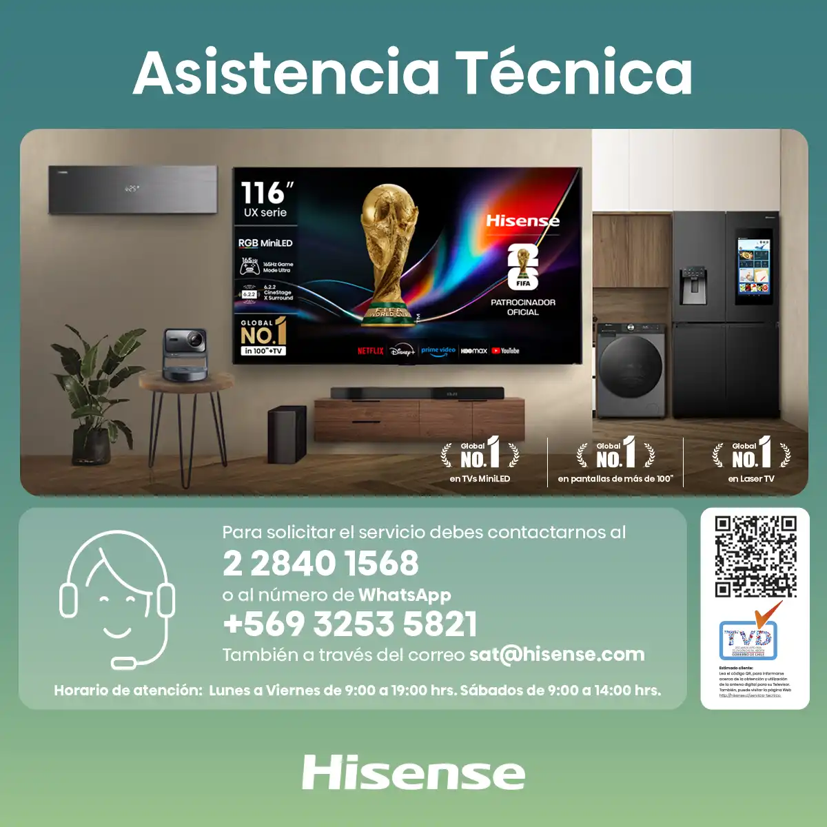 SMART TV HISENSE LED 4K UHD 75” 75A6NV - 10