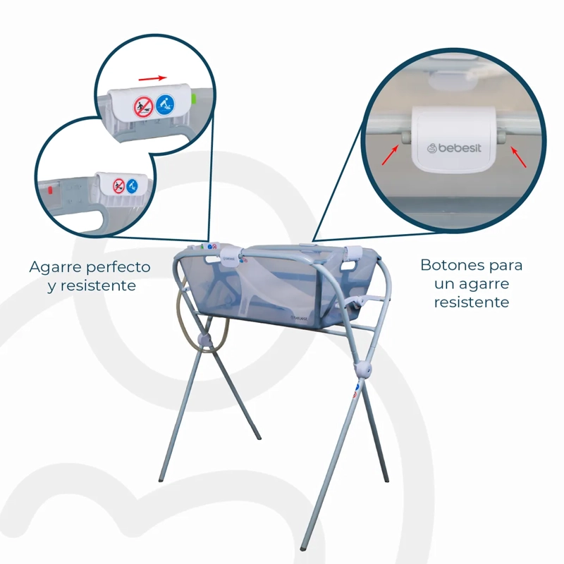 PACK BEBESIT BLANCO BAÑERA FLEXI PLEGABLE - 5
