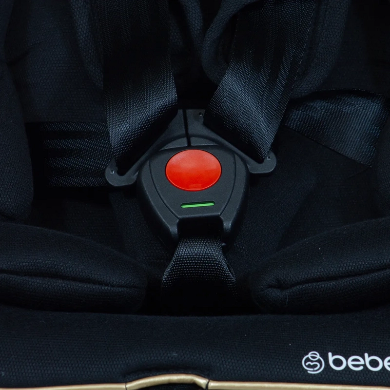 SILLA DE AUTO BEBE CONVERTIBLE SUPRA 360 ISOFIX NEGRA DORADA - 12