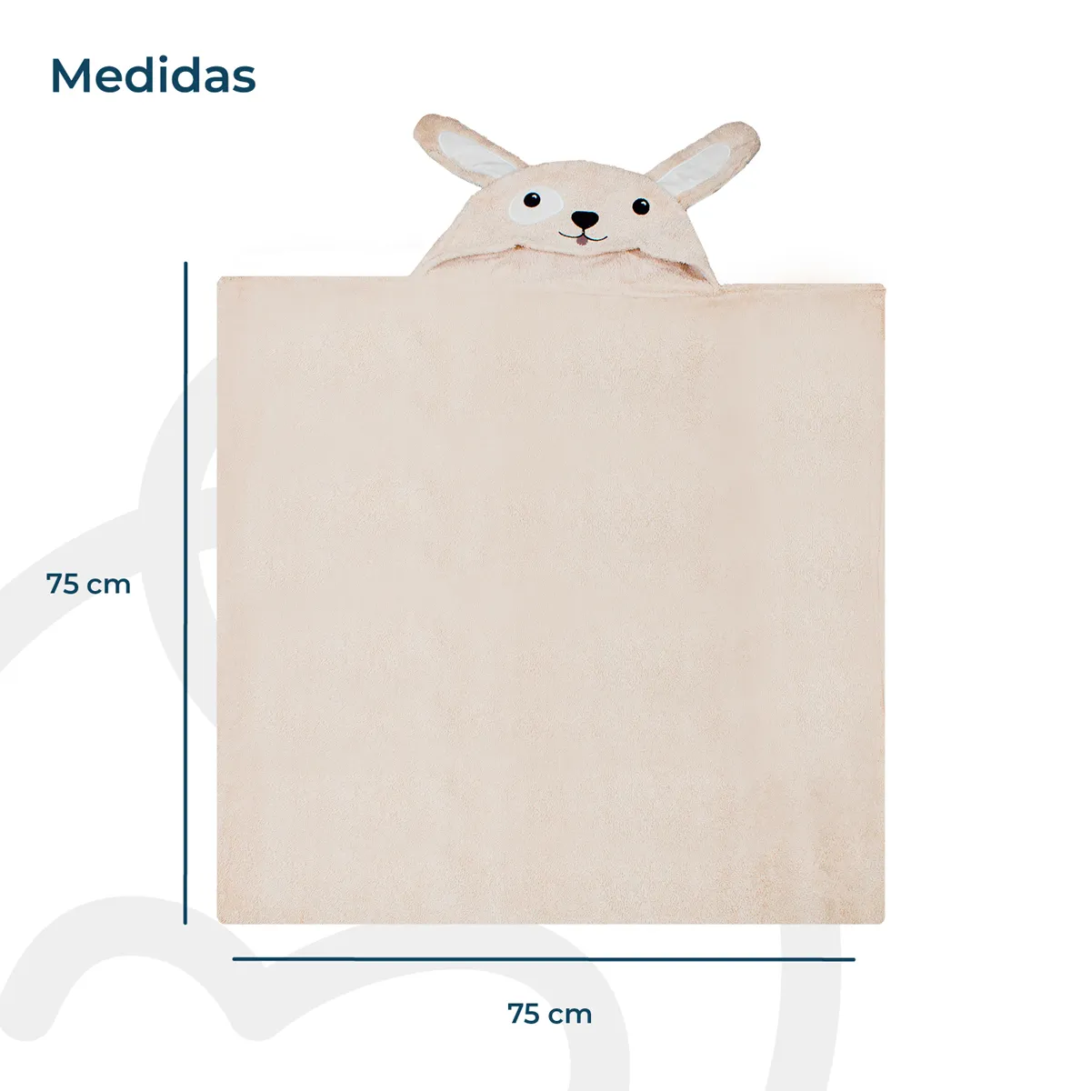TOALLA CAPUCHA BEBESIT PERRO - 6