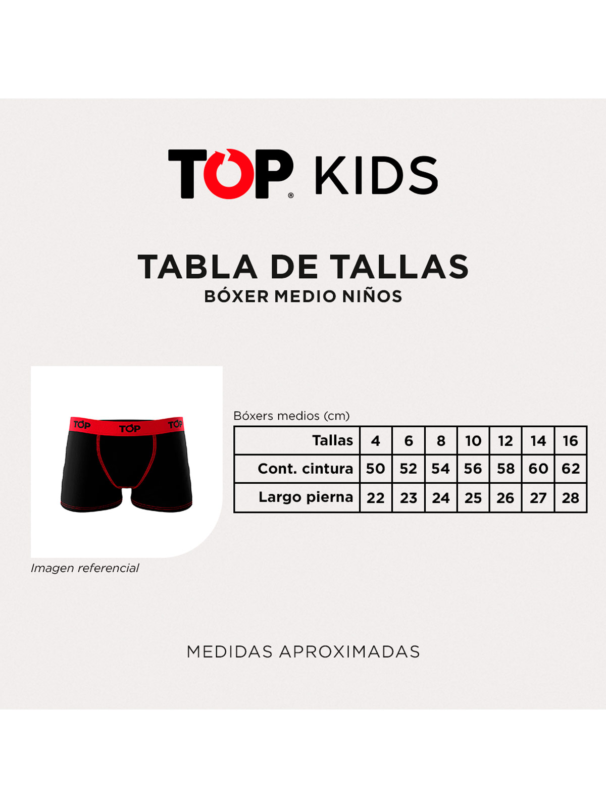 BÓXER NIÑO TOP - 6