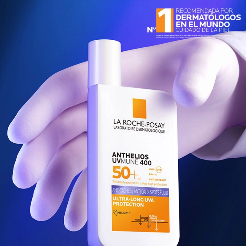PROTECTOR SOLAR ROSTRO LA ROCHE POSAY ANTHELIOS UV MUNE 400 ANTIMANCHAS SPF50+ 50 ML - 5