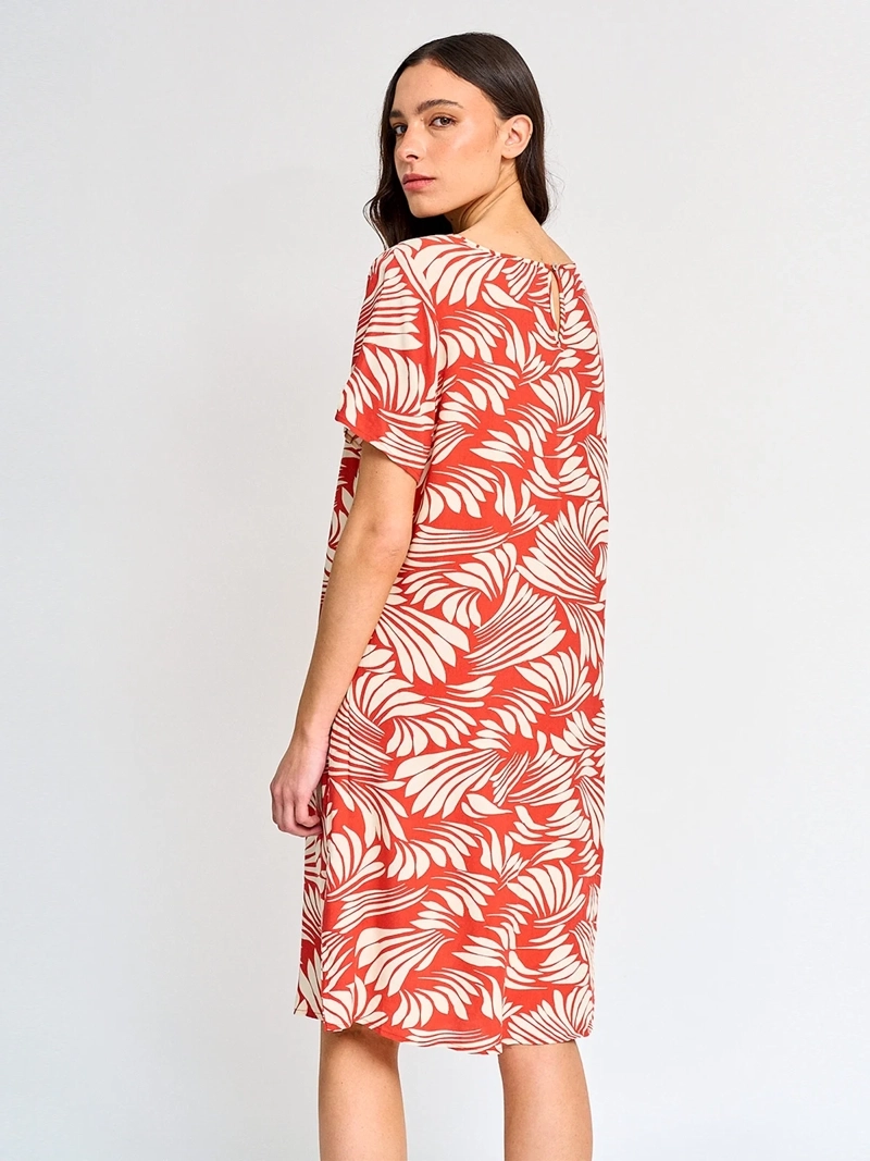 VESTIDO MUJER AZIZ CORTO ESTAMPADO - 2