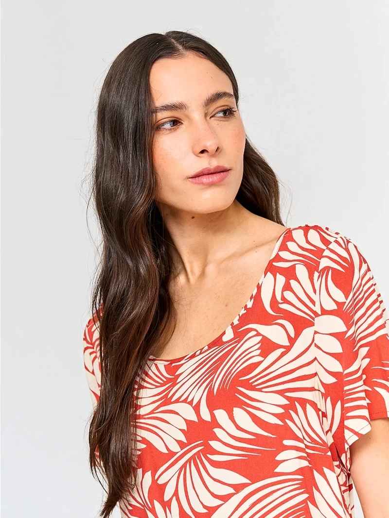 VESTIDO MUJER AZIZ CORTO ESTAMPADO - 3