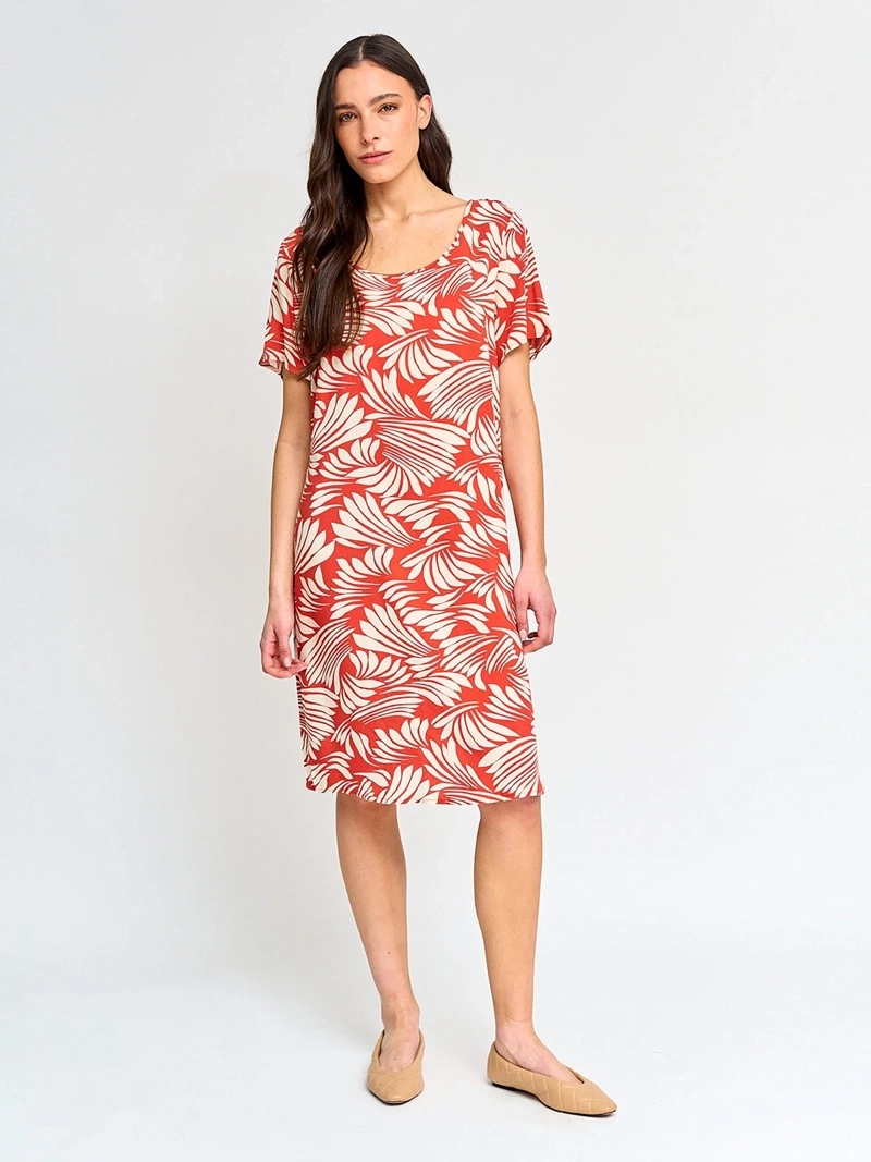 VESTIDO MUJER AZIZ CORTO ESTAMPADO - 4