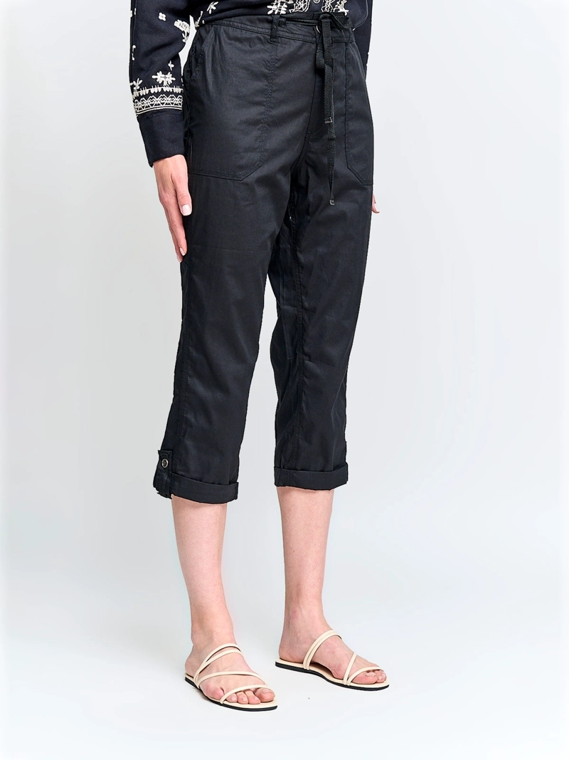 PANTALÓN MUJER AZIZ ALGODÓN CAPRI - 2