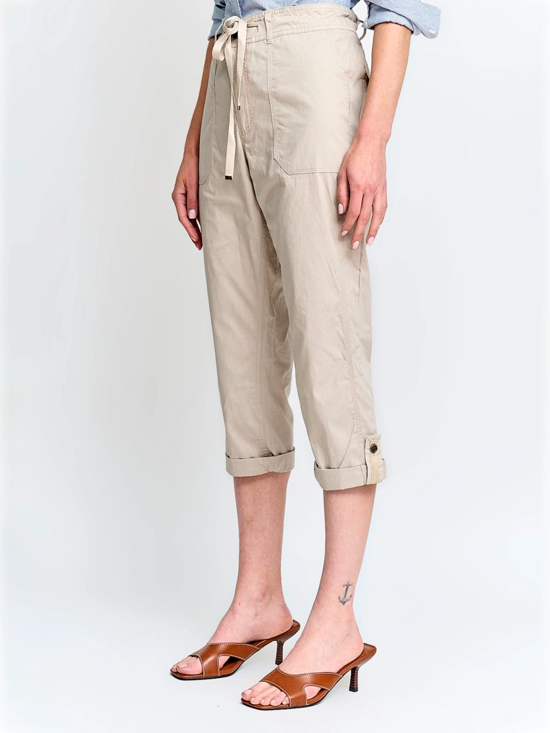 PANTALÓN MUJER AZIZ ALGODÓN CAPRI - 2