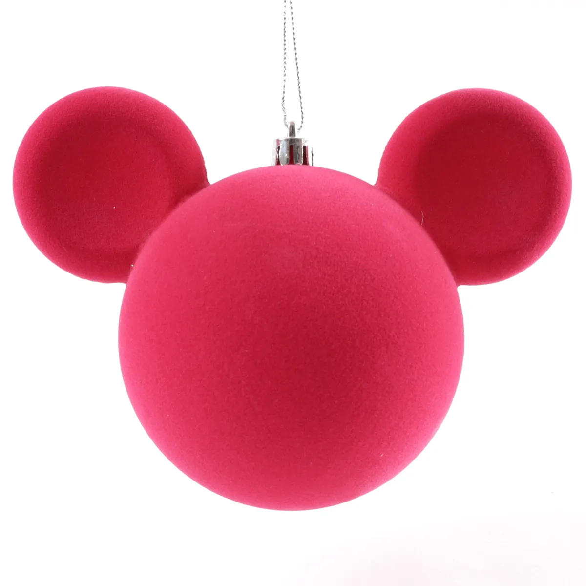 ADORNO NAVIDEÑO DISNEY CARA VELVET ROJO - 1