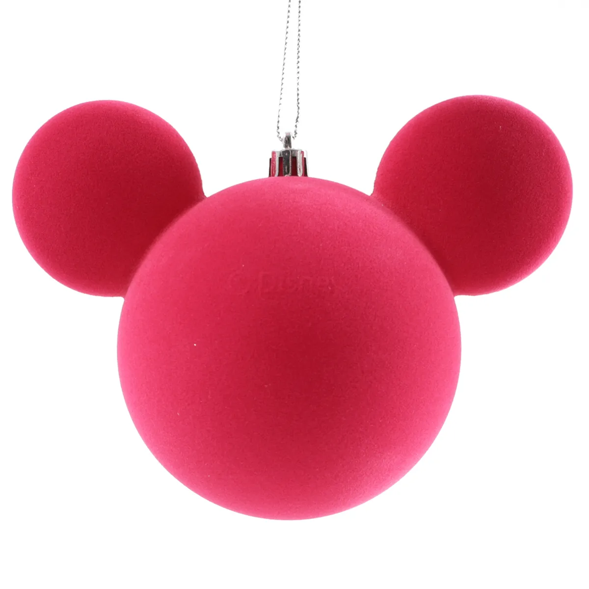 ADORNO NAVIDEÑO DISNEY CARA VELVET ROJO - 2