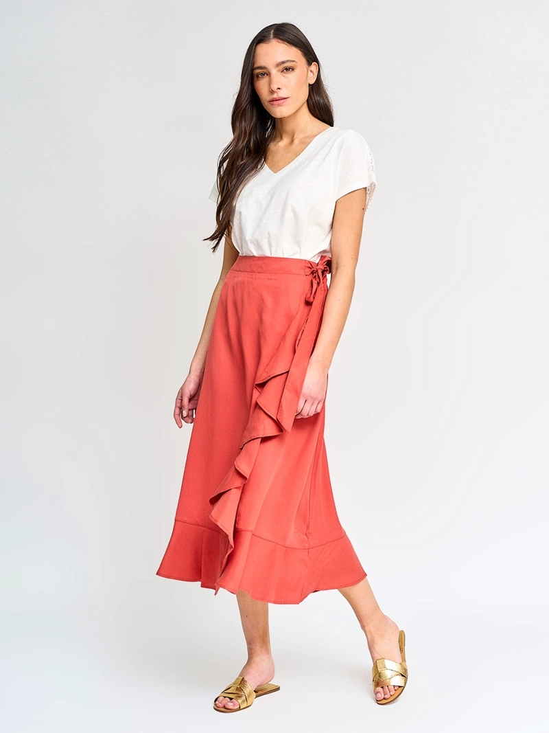 FALDA MUJER AZIZ LARGA DENIM - 4