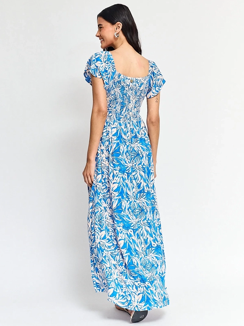 VESTIDO MUJER REGATTA LARGO ESCOTE PANAL VUELOS - 3