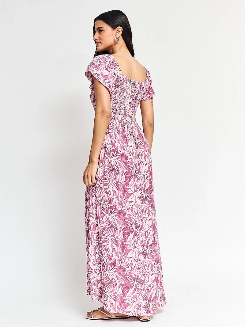 VESTIDO MUJER REGATTA LARGO ESCOTE PANAL VUELOS - 3