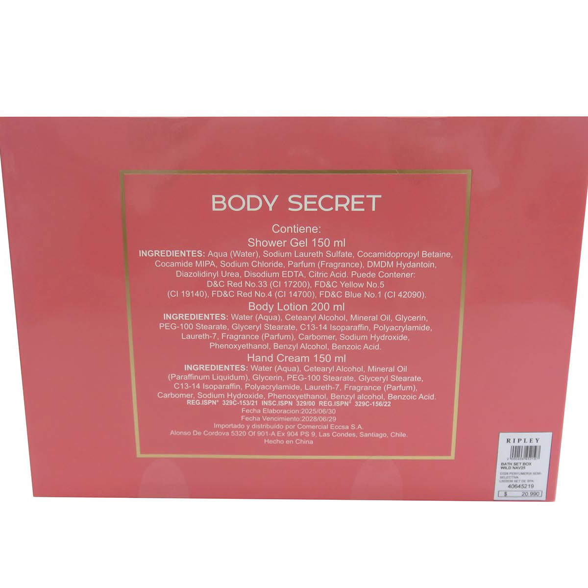 SET BODY SECRET BATH SET BOX WILD - 3