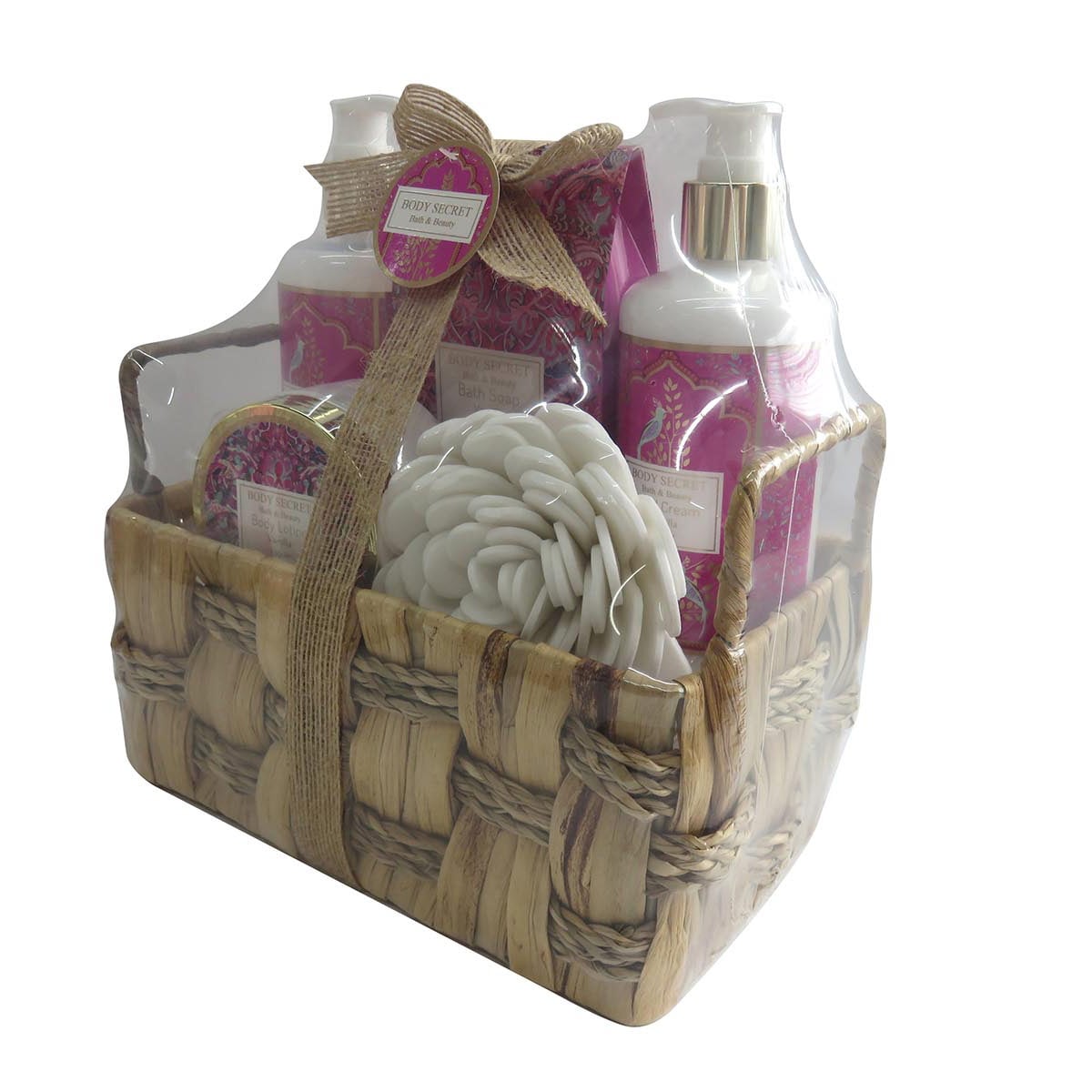 SET BODY SECRET BATH SET BASKET NATURAL - 2