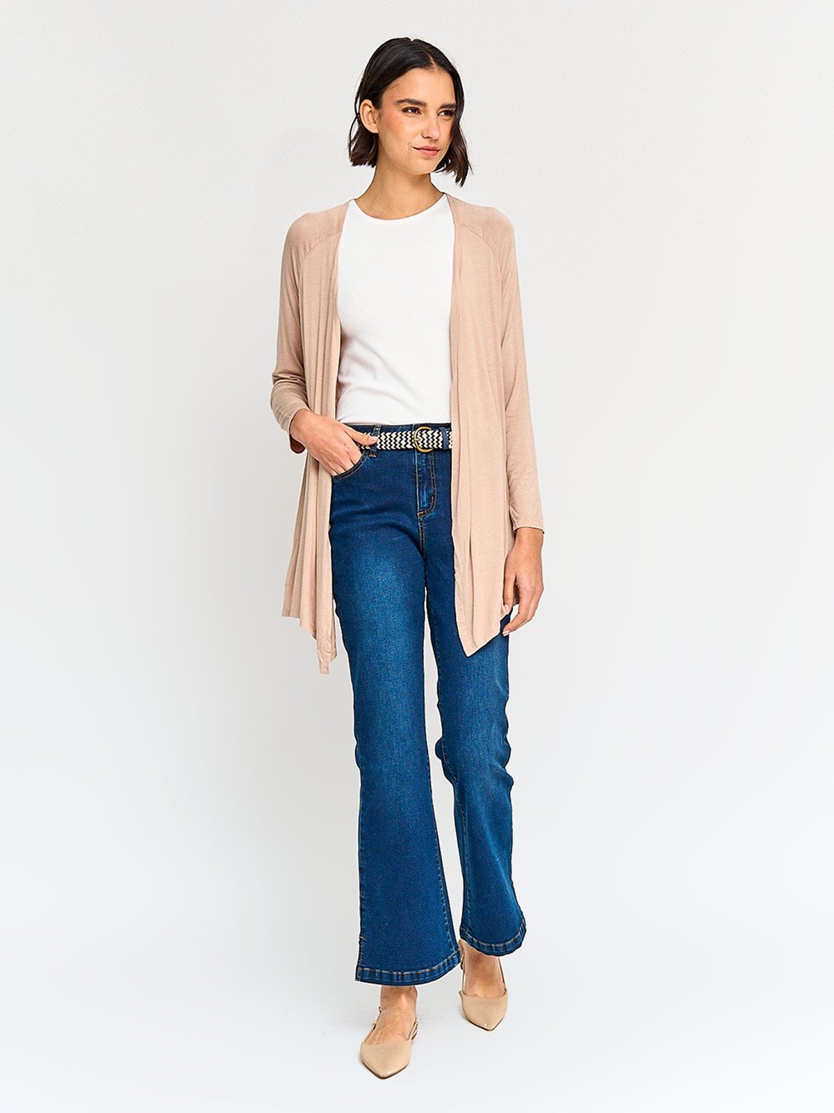 CARDIGAN MUJER REGATTA LISO - 4