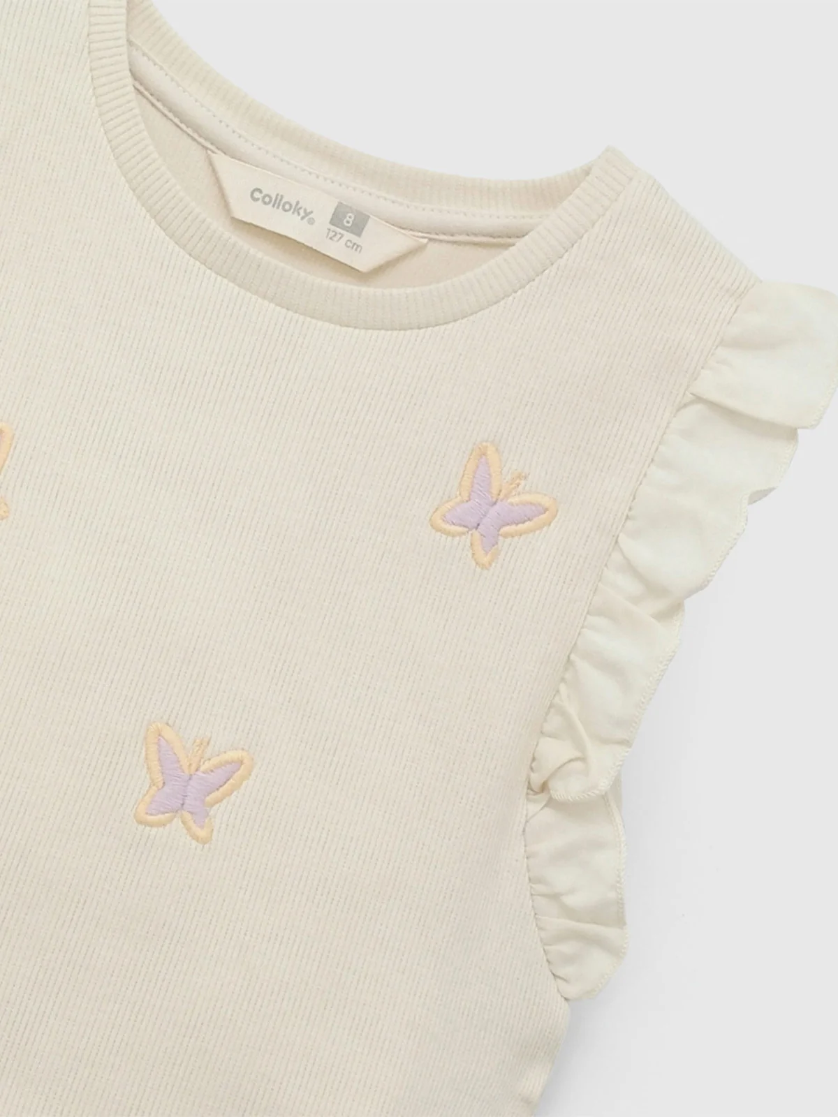 POLERA SIN MANGAS NIÑA COLLOKY BRODERIE - 3