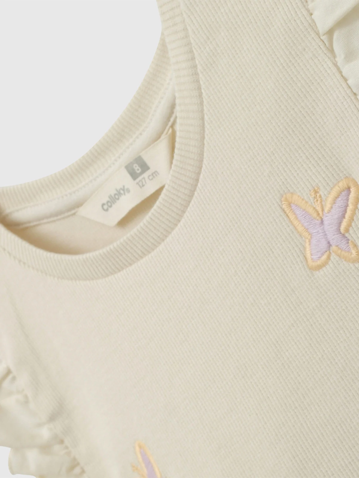 POLERA SIN MANGAS NIÑA COLLOKY BRODERIE - 4