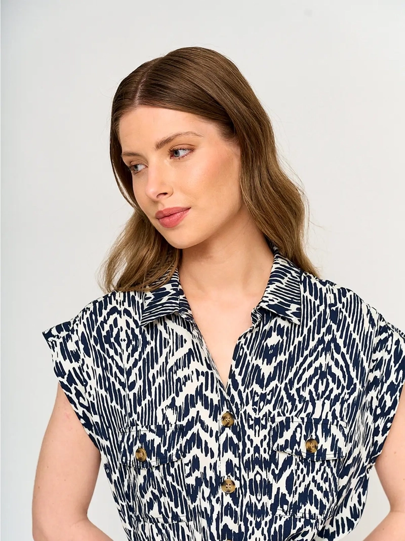 VESTIDO MUJER AZIZ ESTAMPADO - 3
