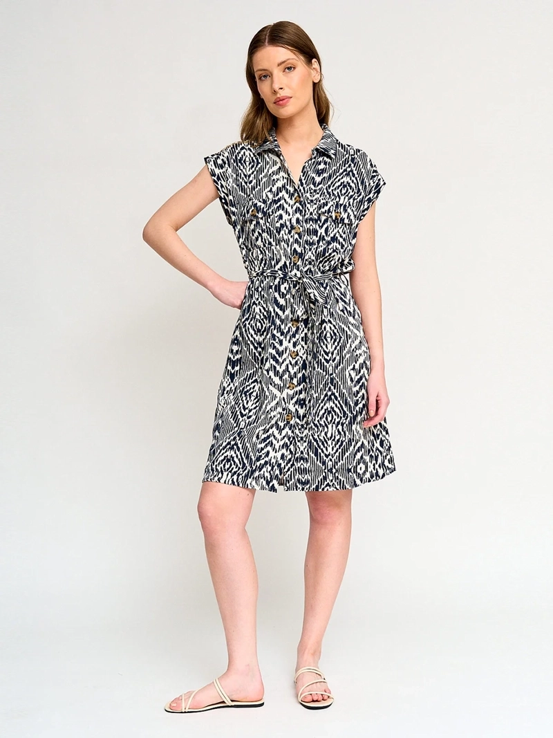 VESTIDO MUJER AZIZ ESTAMPADO - 4