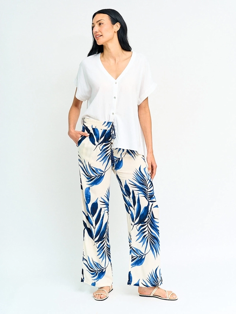 PANTALÓN MUJER AZIZ FLUIDO ESTAMPADO - 4