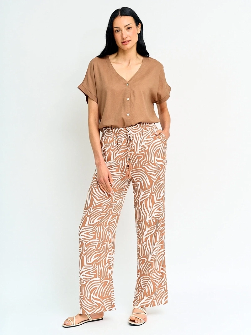 PANTALÓN MUJER AZIZ FLUIDO ESTAMPADO - 4