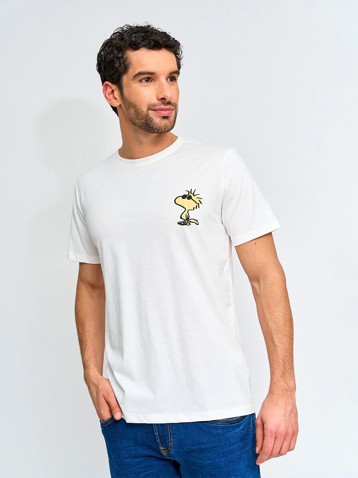 POLERA HOMBRE KENNETH STEVENS ALGODÓN SNOOPY - 1