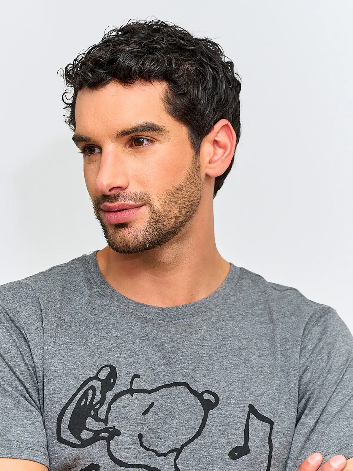 POLERA HOMBRE KENNETH STEVENS ALGODÓN SNOOPY - 3