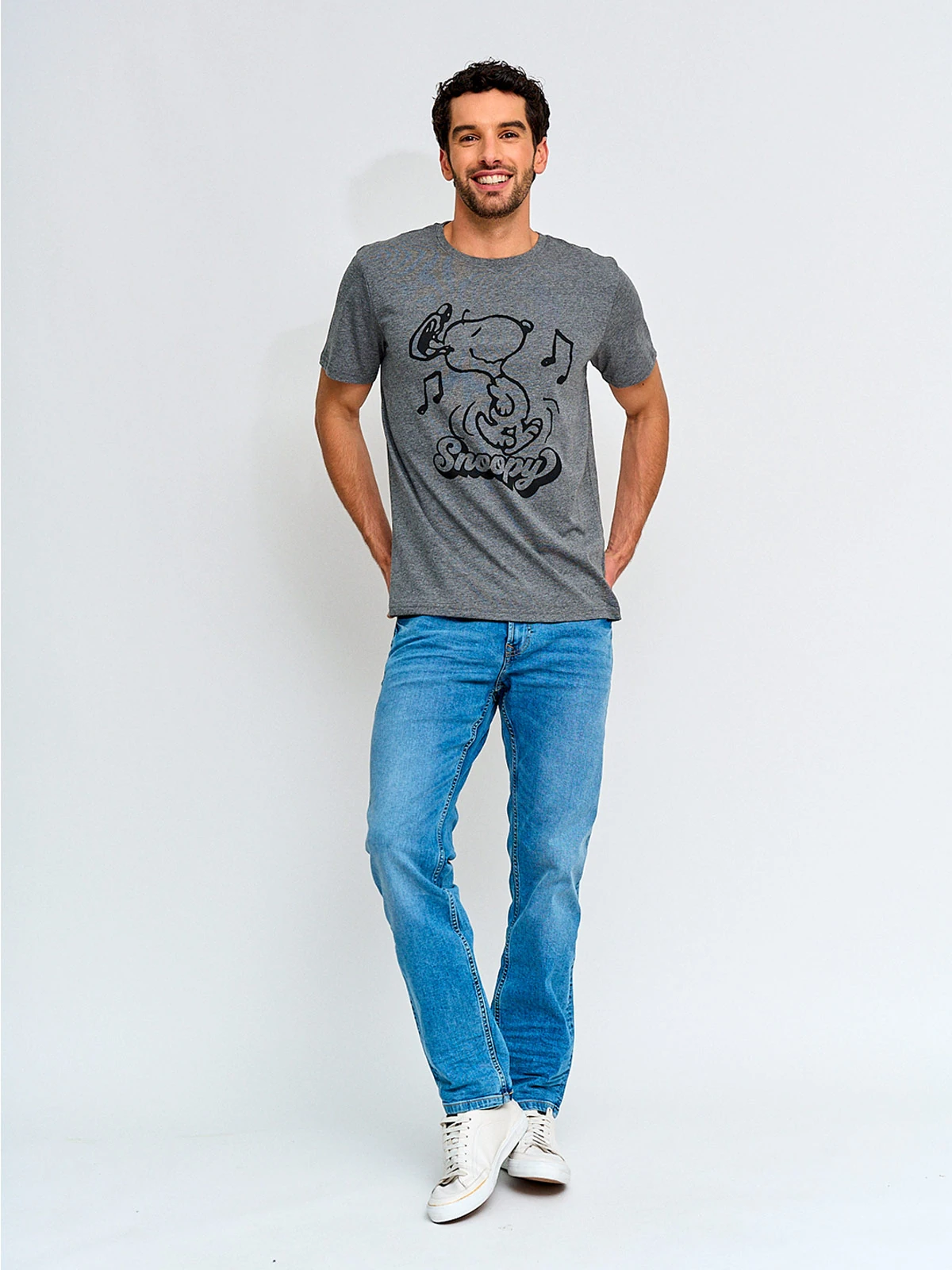 POLERA HOMBRE KENNETH STEVENS ALGODÓN SNOOPY - 4