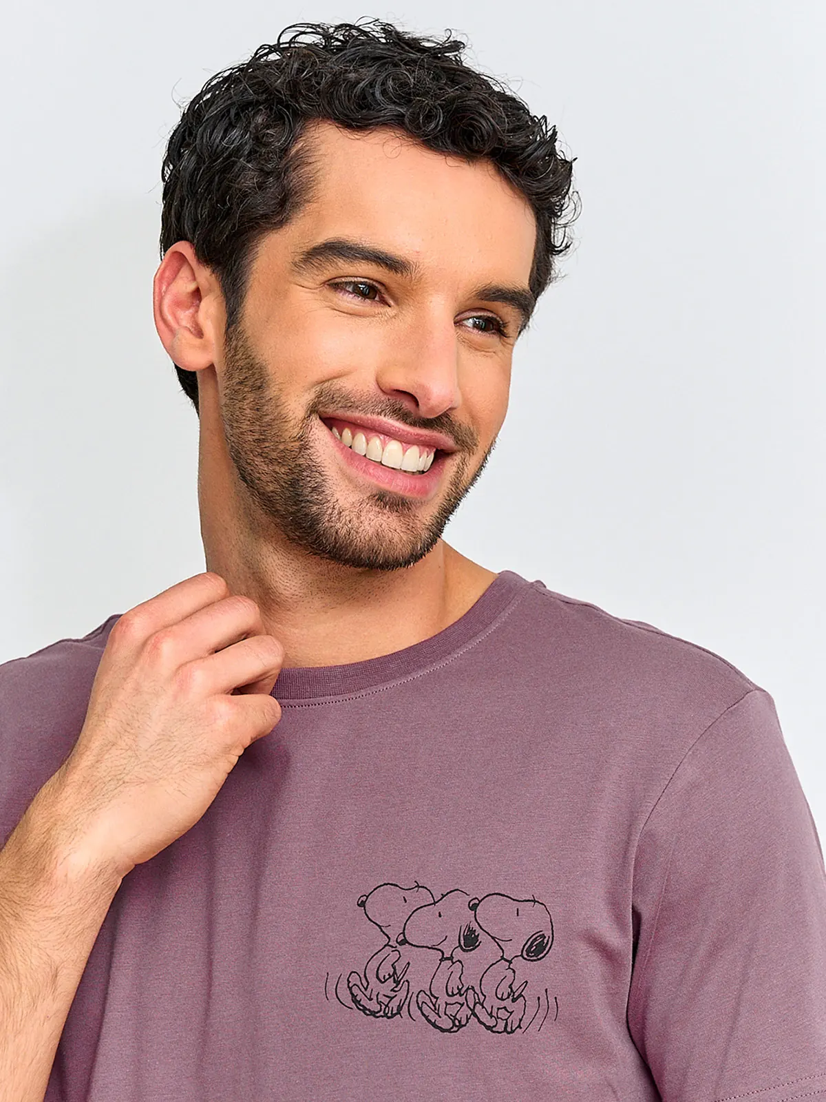 POLERA HOMBRE KENNETH STEVENS ALGODÓN SNOOPY - 3