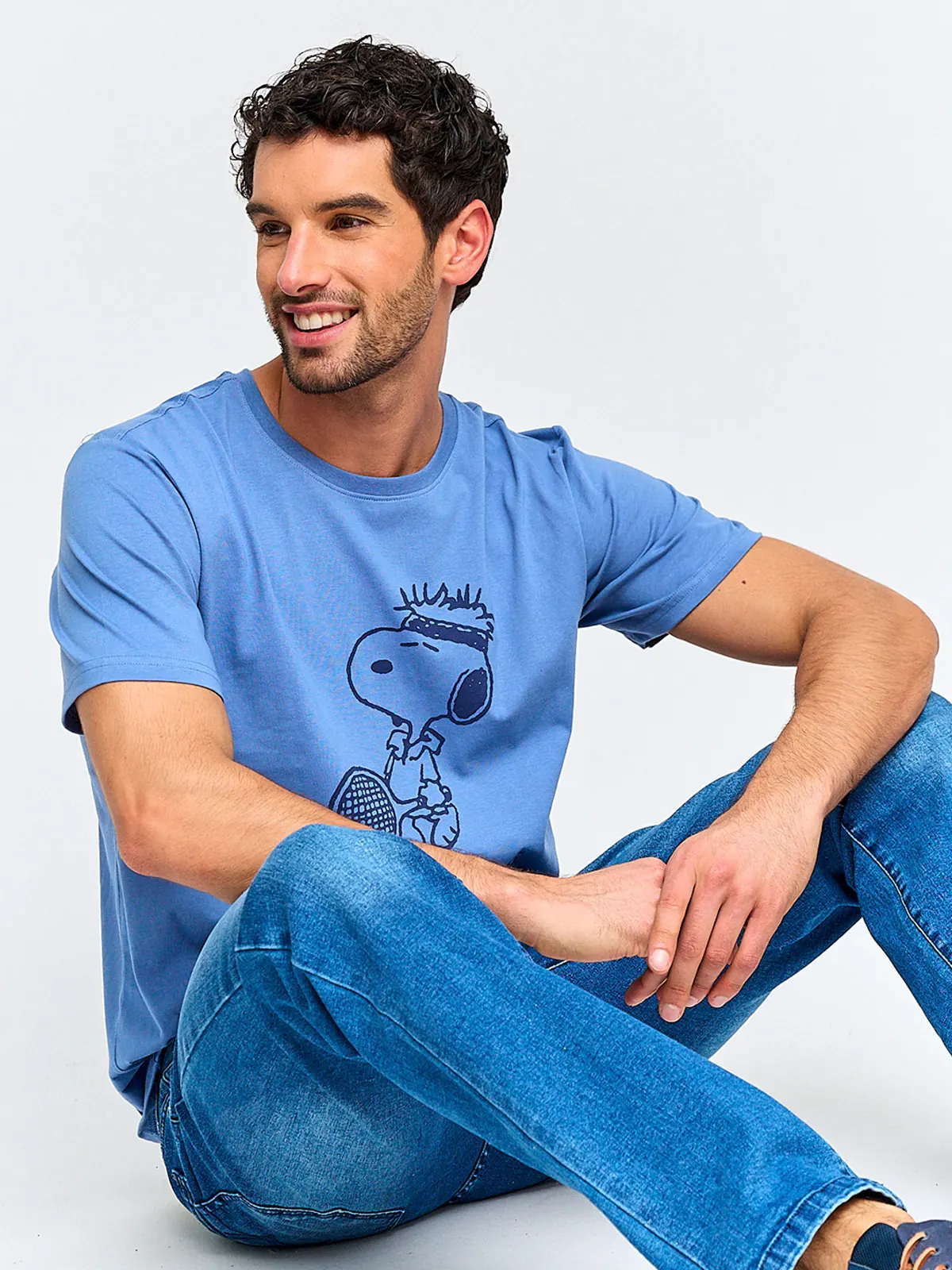 POLERA HOMBRE KENNETH STEVENS ALGODÓN SNOOPY - 4