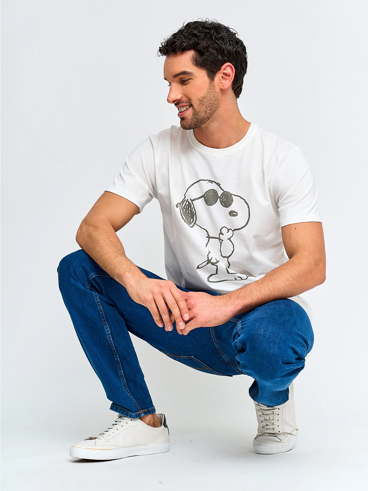 POLERA HOMBRE KENNETH STEVENS ALGODÓN SNOOPY - 4