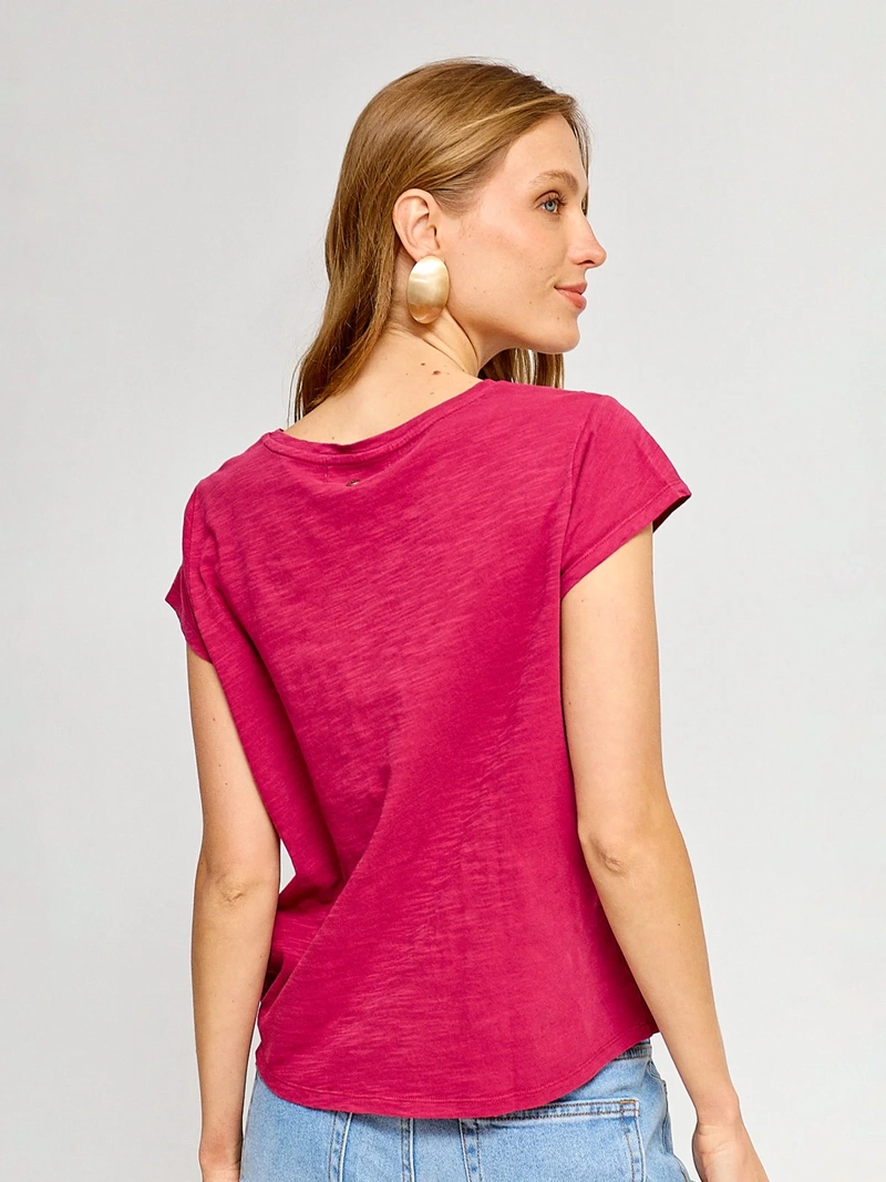 POLERA MUJER TATIENNE ALGODÓN MANGA CORTA - 2