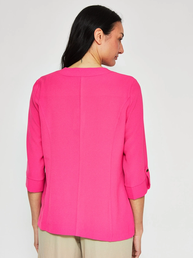 BLAZER MUJER CACHAREL MANGA 3/4 TEXTURADO - 2