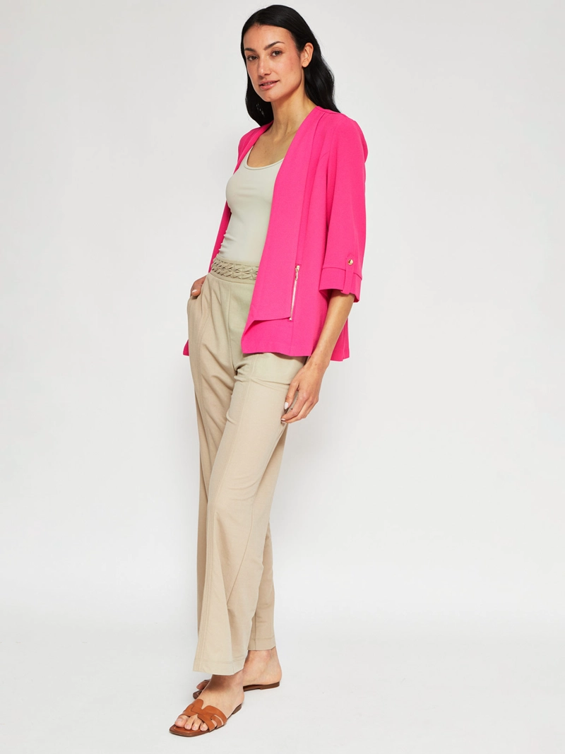 BLAZER MUJER CACHAREL MANGA 3/4 TEXTURADO - 4