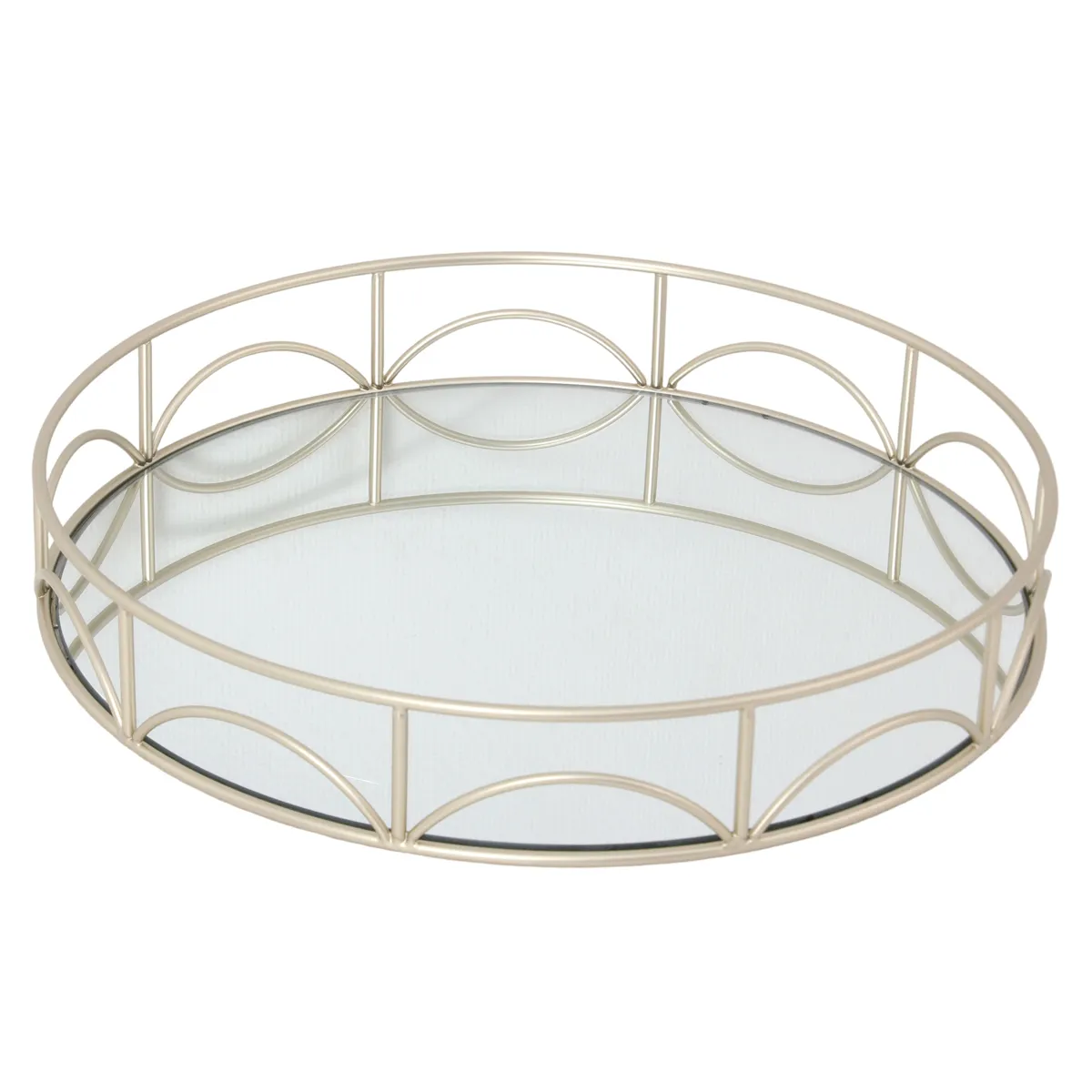 BANDEJA RIPLEY HOME CIRCULAR DORADO 30 CM - 1